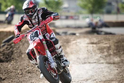 <b>Sylvain Bidart - Honda (photo www.supermotard-france.fr)</b>