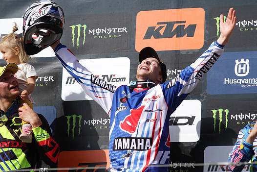 <b>Romain Febvre - Yamaha, vainqueur du GP de France MXGP (photo FFM)</b>