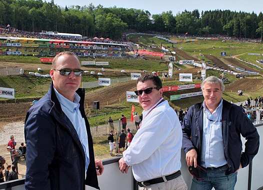 <b>Sébastien Poirier - Directeur Général de la FFM, Jacques Bolle - Président de la FFM et Gilbert Gontier - Vice-Président de la FFM (photo FFM)</b>