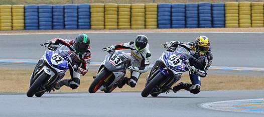 <b>Promo 400 : #52 Marius Tabaries - Yamaha, #83 Adrian Parassol - KTM et #53 Valentin Grimoux - Yamaha (photo Gérard Delio/Photopress)</b>