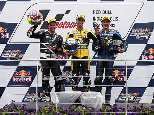 <b>Johann Zarco - Kalex-Honda, Alex Rins - Kalex-Honda et Franco Morbidelli - Kalex-Honda (photo MotoGP.com)</b>