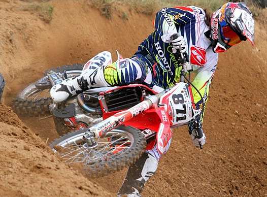 <b>Fabien Izoird - Honda Motoblouz - leader SX1 (photo BenjiMx)</b>