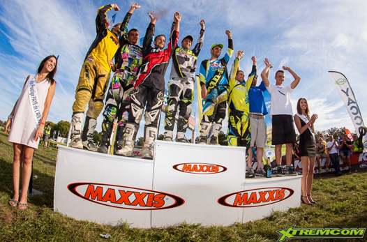<b>Le podium de Pont-de-Vaux 2015 (photo Xtremcom/www.pdvracing.com)</b>