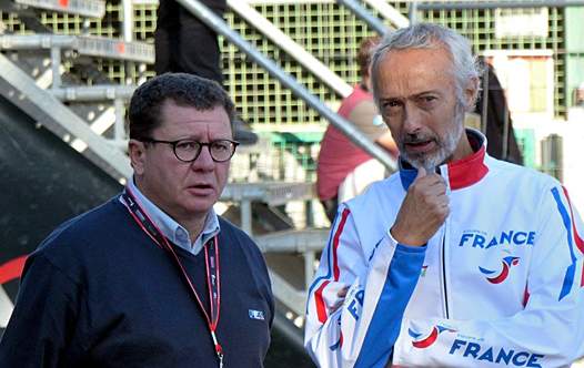 <b>Jacques Bolle - Président de la FFM et Philippe Thiebaut - Directeur Technique National (photo Luc Guillaume)</b>