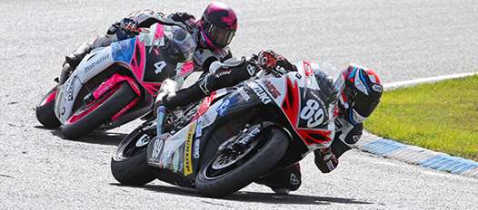 <b>Robin Camus - Suzuki devant Cédric Tangre - Suzuki (photo Gérard Delio/Photopress)</b>