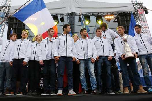 <b>Les Equipes de France (photo Pascal Haudiquert/Mediacross)</b>