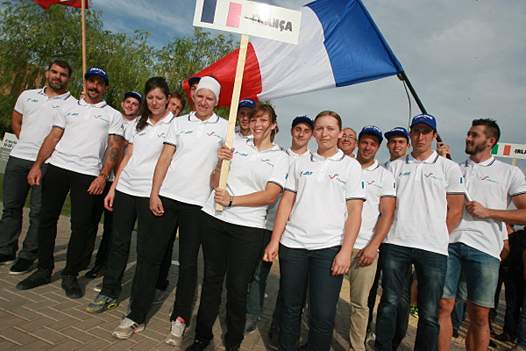 <b>Les Equipes de France (photo Bénédicte Simon)</b>