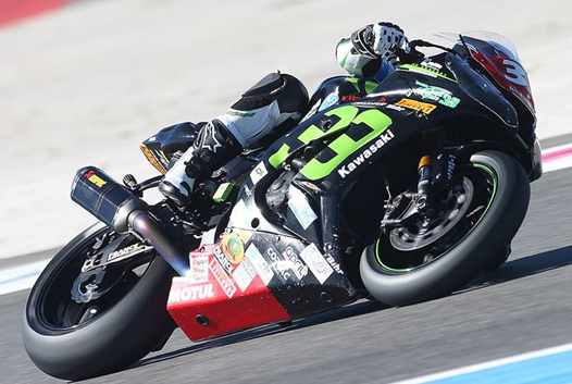 <b>La Kawasaki ZX10R du Team Traqueur Louit Moto 33 (photo Bol d'Or Page Officielle)</b>