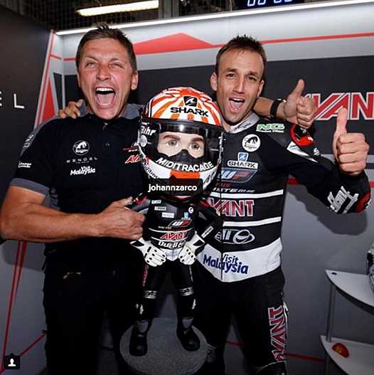 <b>Laurent Fellon et Johann Zarco (photo MotoGP.com)</b>