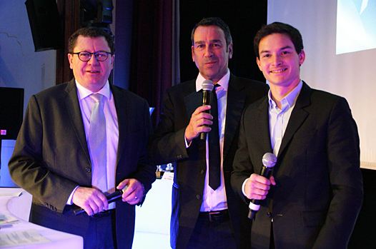 <b>Jacques Bolle - Président de la FFM, Rémy Tissier et Maxime Martin (photo Jean-Paul Ancion/FFM)</b>