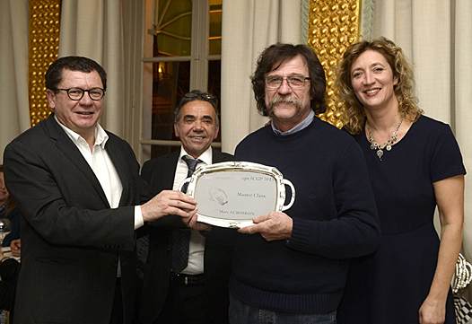 <b>Jacques Bolle - Président de la FFM, Eric Saul - Créateur de l'ICGP, Marc Auboiron et Sandrine Dufils (photo Bruno Des Gayets)</b>