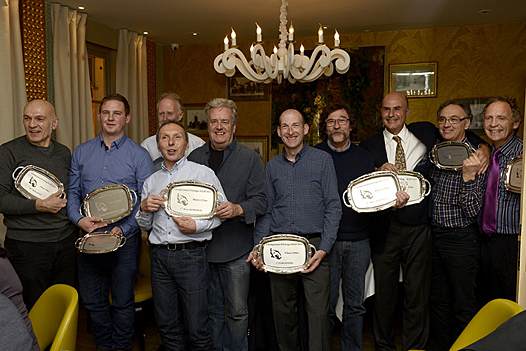 <b>Les récipiendaires 2015 et parmi les récompensés on pouvait notamment retrouver Bernard Fau et Guy Bertin (photo Bruno Des Gayets)</b>