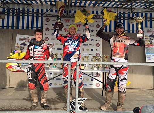 <b>Podium Quad : Jérémy Forestier - Yamaha, Antoine Cheurlin - Yamaha et Jérémie Warnia - Yamaha (photo CFS)</b>