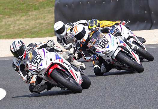 <b>La Honda CBR500R Cup (photo Gérard Delio/Photopress)</b>