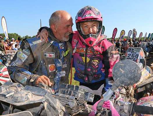 <b>Franco Picco - Yamaha et Camelia Liparoti - Yamaha (photo FB)</b>