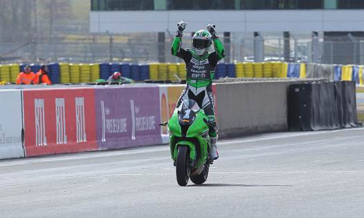 <b>Grégory Leblanc - Kawasaki (photo Gérard Delio/Photopress)</b>
