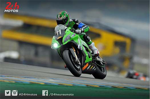 <b>Grégory Leblanc - Kawasaki (photo Yann Queffeléant/ACO/Esprit Racing)</b>