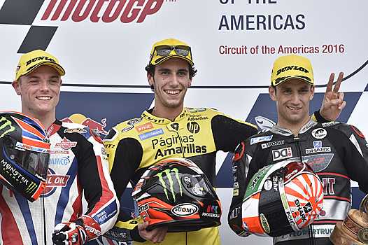 <b>Sam Lowes - Kalex-Honda, Alex Rins - Kalex-Honda et Johann Zarco - Kalex-Honda (photo www.johannzarco.com)</b>