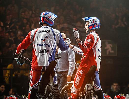 <b>Alexandre Ferrer – Sherco et Benoit Bincaz – Scorpa (photo FIM/Good-Shoot)</b>