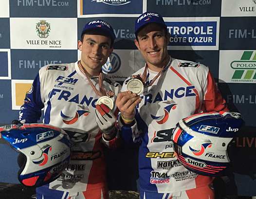 <b>Benoit Bincaz – Scorpa et Alexandre Ferrer - Sherco (photo FFM)</b>