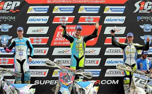 <b>Podium S1 : Marc-Reiner Schmidt - TM, Thomas Chareyre - TM et Lukas Hollbacher - HVA (photo www.supermotos1.com)</b>
