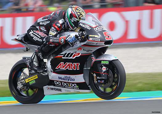 <b>Johann Zarco - Kalex-Honda (photo Gérard Delio/Photopress)</b>