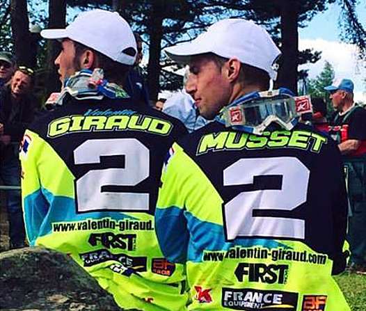 <b>Valentin Giraud et Nicolas Musset - WHT-KTM (photo FB)</b>