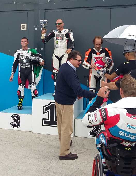 <b>Le Président de la FFM Jacques Bolle à la remise des prix (photo FFM)</b>