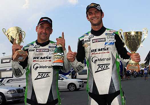 <b>Tim Reeves et Grégory Cluze - LCR Yamaha (photo FIM)</b>