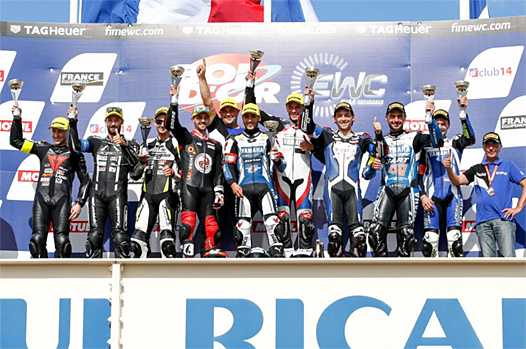 <b>Podium Superstock du 80ème Bol d'Or (photo Eurosport Events)</b>