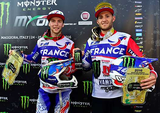 <b>Romain Febvre - Yamaha et Benoit Paturel - Yamaha (photo Yamaha Racing)</b>