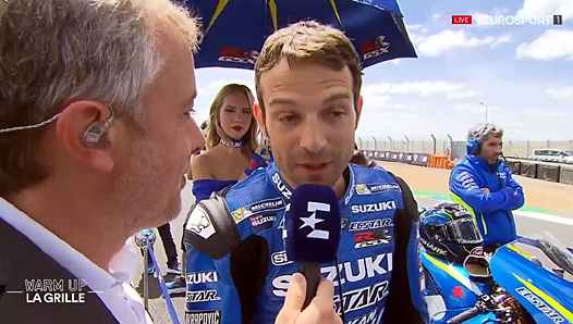 <b>Sylvain Guintoli - Suzuki (document Eurosport 1)</b>