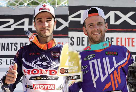 <b>Xavier Boog - Honda et Florent Richier - Suzuki (photo www.mxtour.fr)</b>