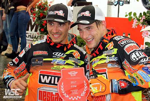 <b>Nicolas Musset et Etienne Bax - WSP-Zabel (photo FIM SideCarCross)</b>