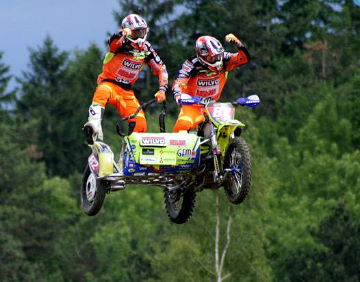 <b>Nicolas Musset et Etienne Bax - WSP-Zabel (photo FIM SideCarCross)</b>
