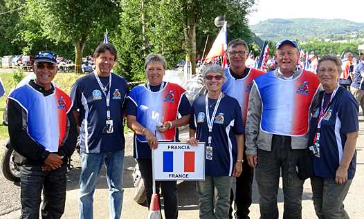 <b>Une petite partie de la délégation française (photo Commission Tourisme FFM)</b>