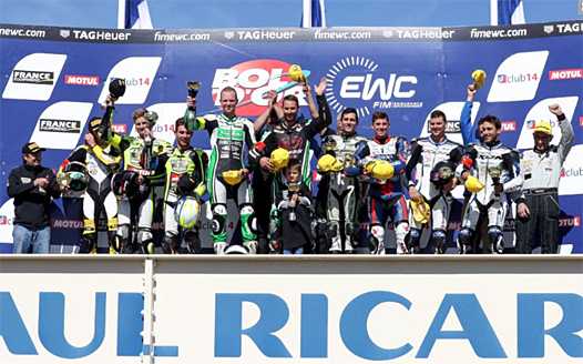 <b>Podium Superstock (photo FIM EWC)</b>
