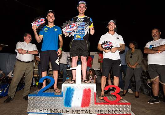 <b>Podium S1 en présence du Président de la FFM, Jacques Bolle (photo FFM)</b>