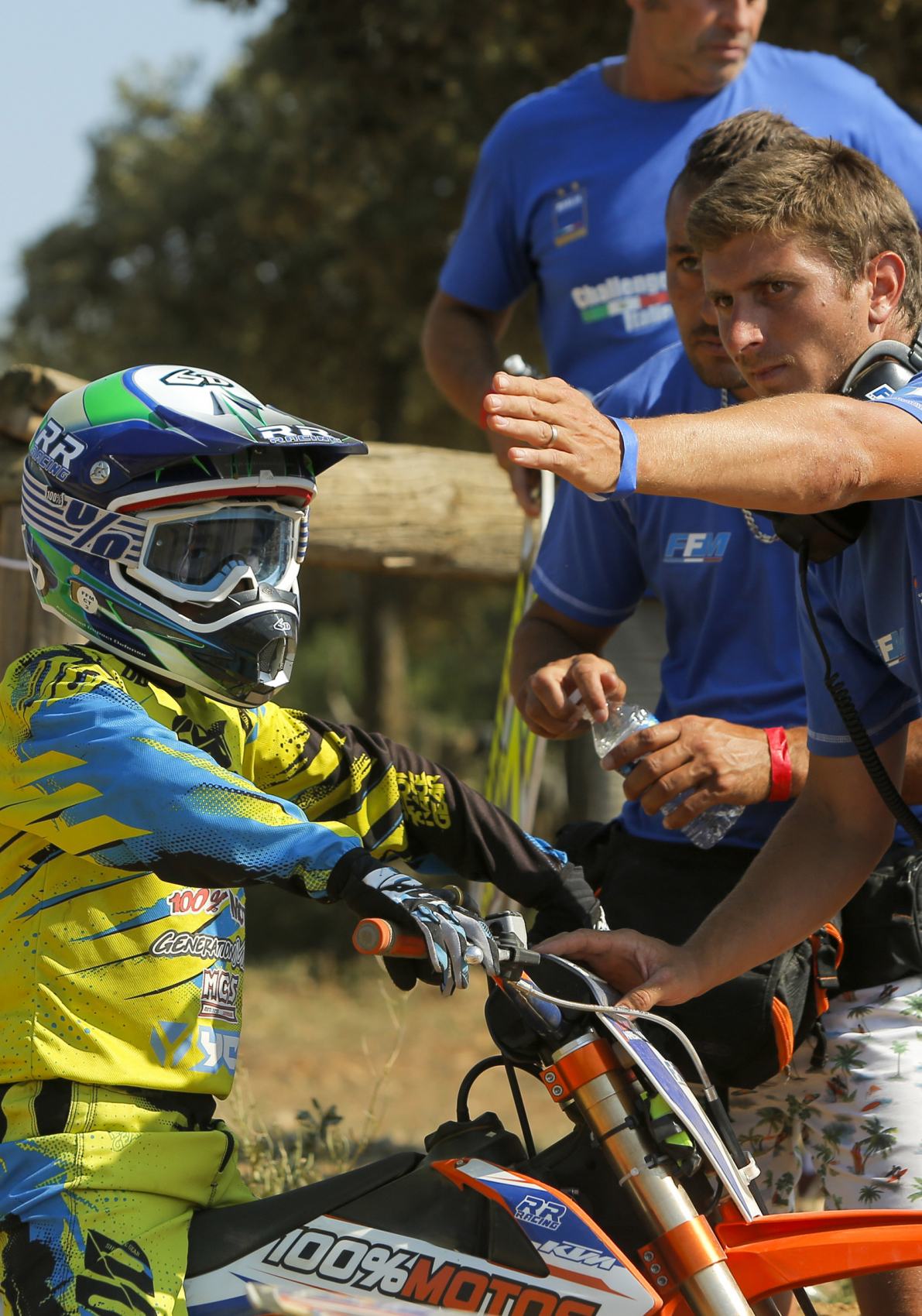 Debuter en motocross