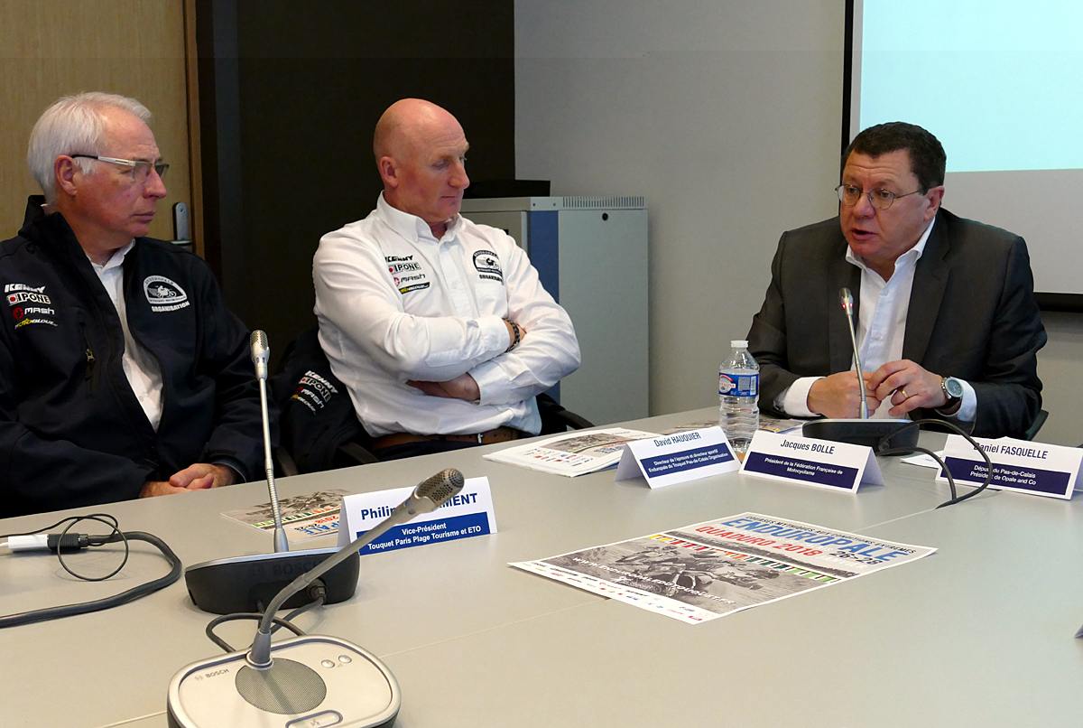 Philippe Flament, David Hauquier et Jacques Bolle (photo FFM)