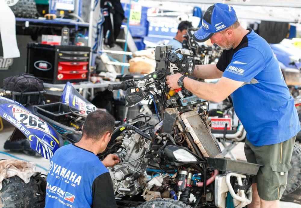 Le quad Yamaha de Bruno Da Costa (photo ASO) 