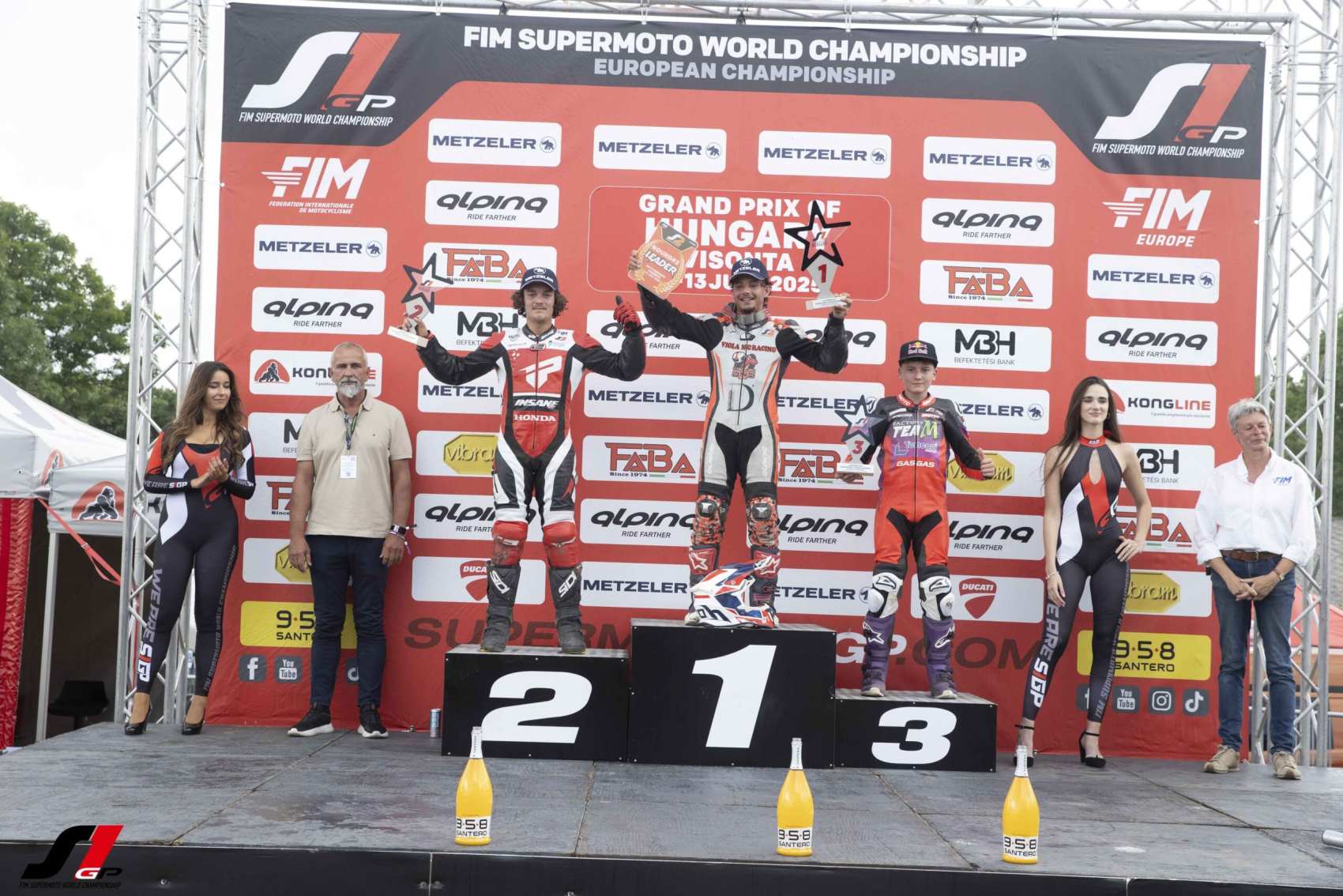 MELVIN VIOLA & ADRIEN SARDA - SUPERMOTO S2 HONGRIE - (PHOTO DE SUPERMOTOS1GP.COM)