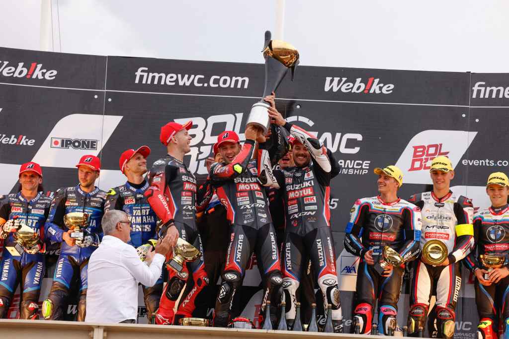 BLACK, MASSON, LINFOOT - TEAM YOSHIMURA SERT MOTUL - PHOTO DE FIMEWC.COM