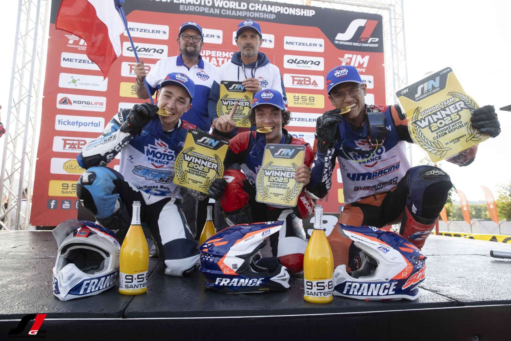 EQUIPE DE FRANCE - SUPERMOTO DES NATIONS 2025 - PHOTO DE SUPERMOTOS1GP.COM