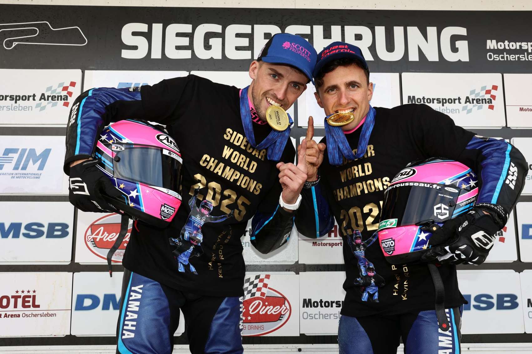 KEVIN ROUSSEAU & HARRY PAYNE - STEINHAUSSEN RACING - PHOTO FB DE FIM SIDECAR WORLD CHAMPIONSHIP