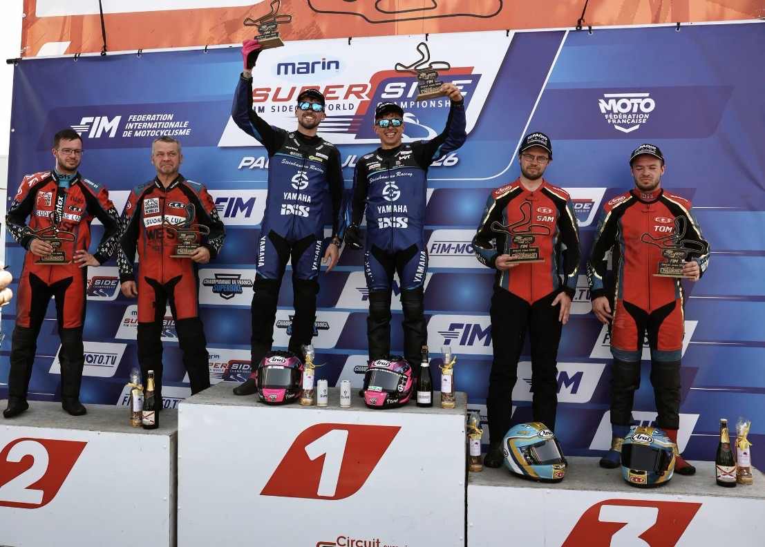 HARRY PAYNE & KÉVIN ROUSSEAU - TEAM STEINHAUSEN RACING - PHOTO FB DE FIM SIDECAR WORLD CHAMPIONSHIP
